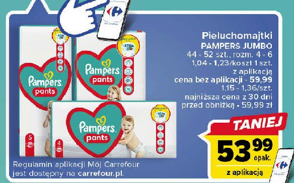 Pieluchomajtki 6 Pampers pants promocja