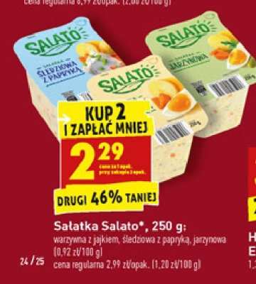 Sałatka śledziowa z papryką Salato promocja