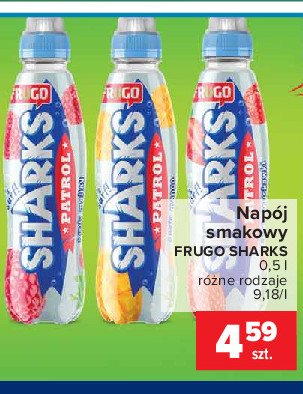 Woda mango Frugo sharks patrol water promocja