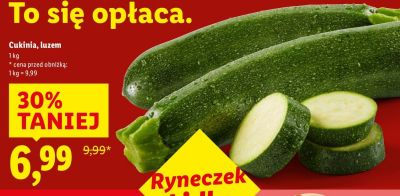 Cukinia, luzem Lidl promocja w Lidl