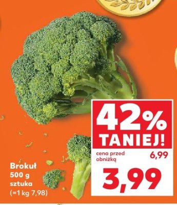 Brokuł 500 g  promocja w Kaufland