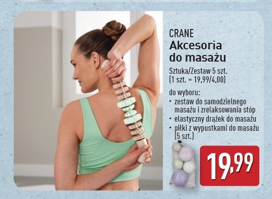 Podnóżek do masażu stóp CRANE promocja w Aldi