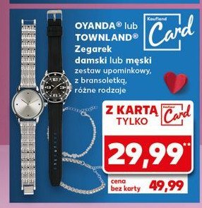 Zegarek damski Townland promocja w Kaufland