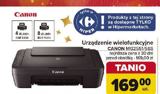 Urządznie wielofunkcyjne mg25565 Canon promocja w Carrefour