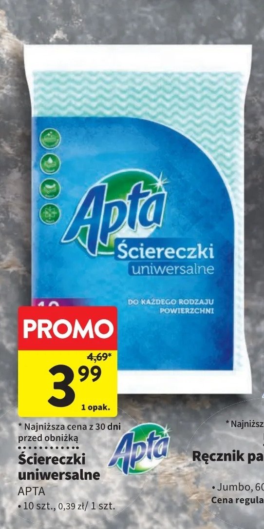 Ścierki uniwersalne Apta promocja