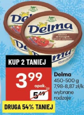 Delma 450-500 g wybrane rodzaje promocja w Delikatesy Centrum