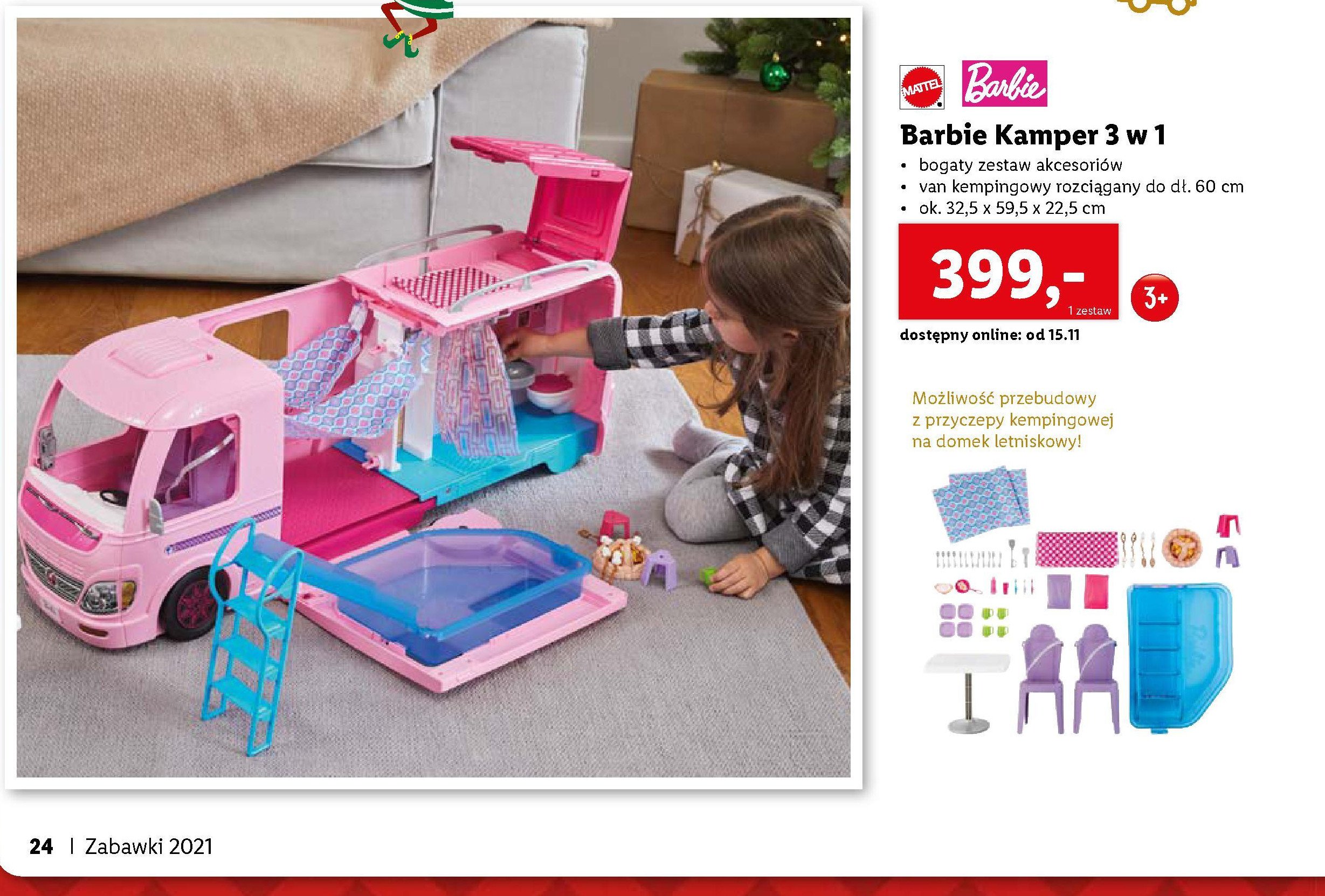 Kamper Barbie promocja