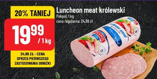 Luncheon meat Pekpol promocja w POLOmarket