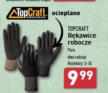 Rękawice robocze s-xl Top craft promocja