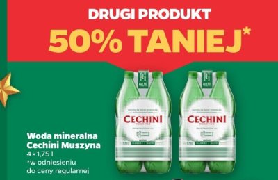 Woda mineralna Cechini Muszyna promocja w Netto