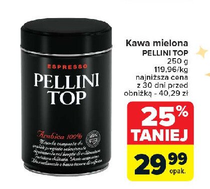 Kawa Pellini top arabica promocja w Carrefour