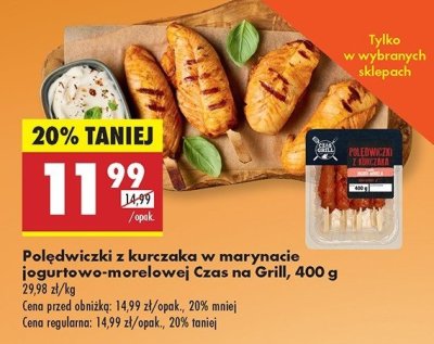 Polędwiczki z kurczaka w marynacie jogurt-morela Czas na grill promocja
