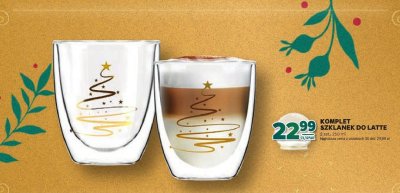 Komplet szklanek do latte 2 szt. 250 ml promocja w Stokrotka