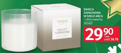 Świeca zapachowa w szkle 400g Valpe promocja w Selgros