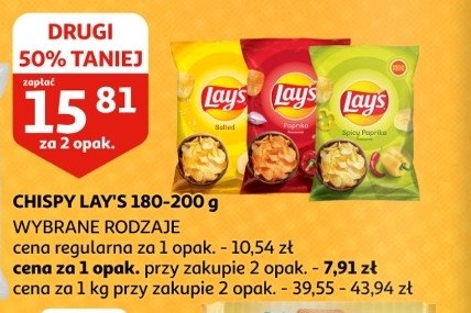 Chipsy solone Lay's promocja