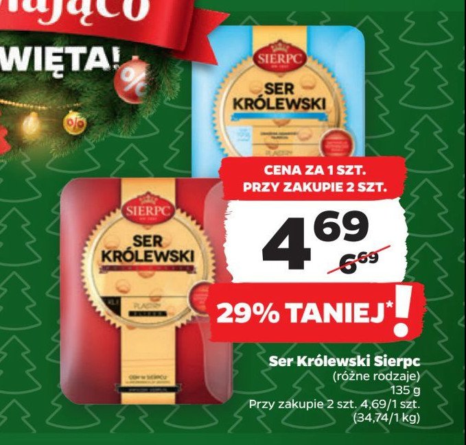 Ser królewski Sierpc promocja w Netto