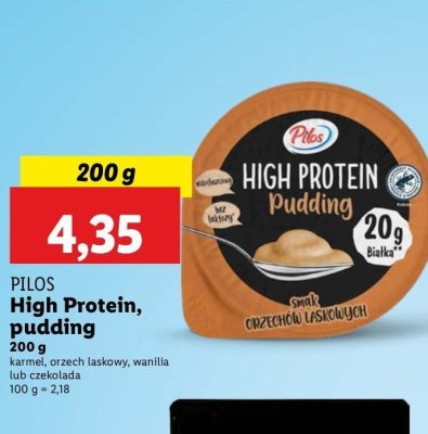 Pudding proteinowy waniliowy PILOS HIGH PROTEIN promocja