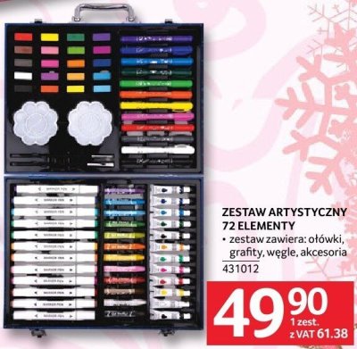 Zestaw artystyczny 72 elementy promocja w Selgros
