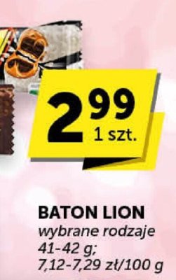 Baton Lion wybrane rodzaje promocja w Groszek