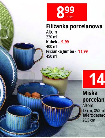 Filiżanka do kawy 220 ml Altom promocja