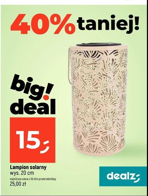 Lampion solarny śr. 20 cm promocja