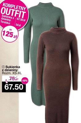 Sukienka z dzianiny promocja w Woolworth