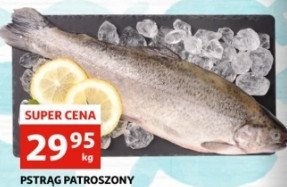 Pstrąg patroszony promocja