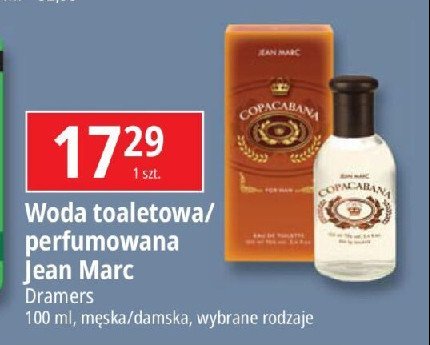 Woda toaletowa Jean marc copacabana promocja