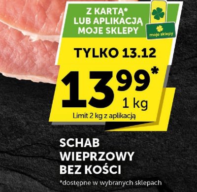 Schab wieprzowy bez kości promocja w ABC