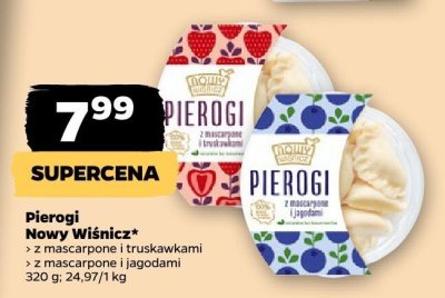 Pierogi z mascarpone i truskawkami promocja w Netto