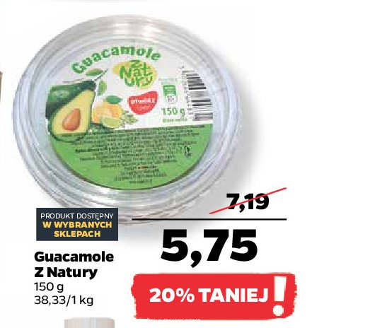Guacamole z natury promocja