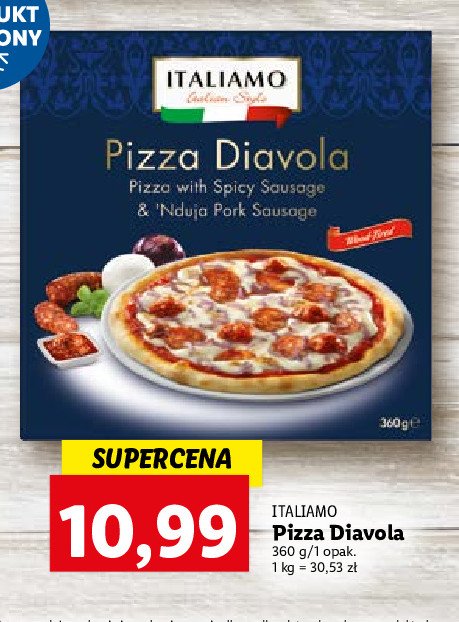 Pizza diavola Italiamo promocja