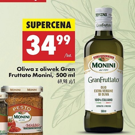 Oliwa Monini granfruttato promocja w Biedronka