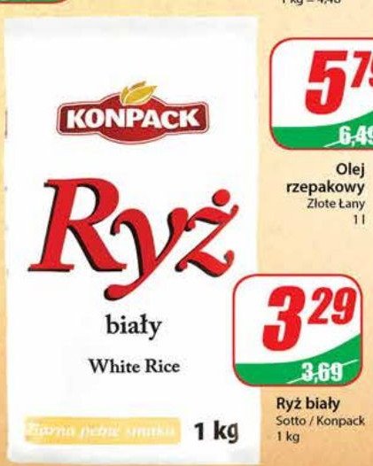 Ryż biały Konpack promocja