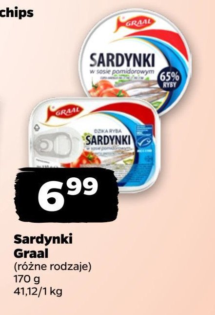 Sardynki w pomidorze Graal promocja