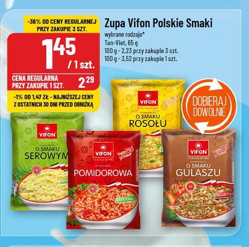 Smak serowy Vifon promocja