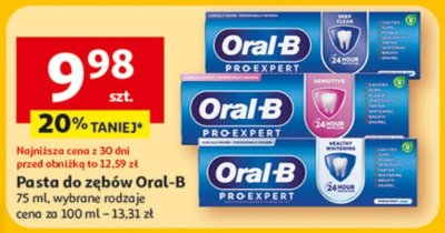 Pasta do zębów Oral-b promocja w Auchan