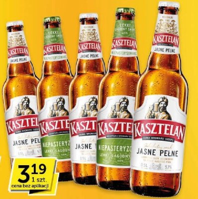 Piwo Kasztelan jasne pe艂ne promocja w Euro Sklep
