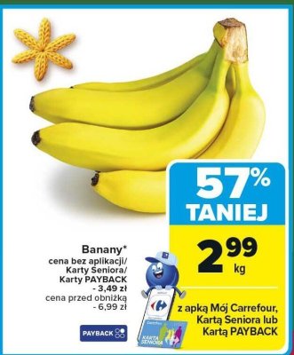 Banany promocja w Carrefour Market