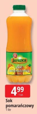 Sok pomarańczowy Jafaden 1 litr promocja w Leclerc