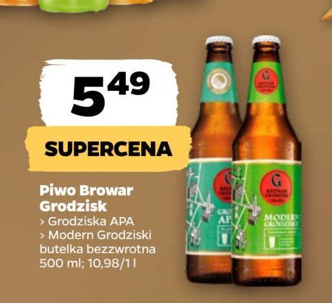 Piwo Grodzisk modern promocja