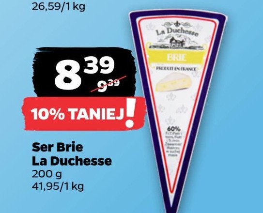 Ser pleśniowy brie La duchesse promocja