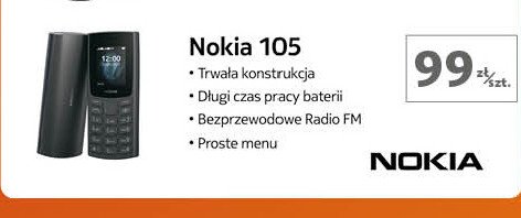 Telefon komórkowy 105 Nokia promocja