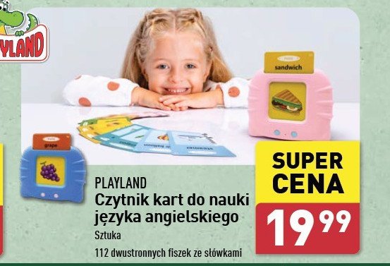 Czytnik kart do nauki języka angielskiego Playland promocja