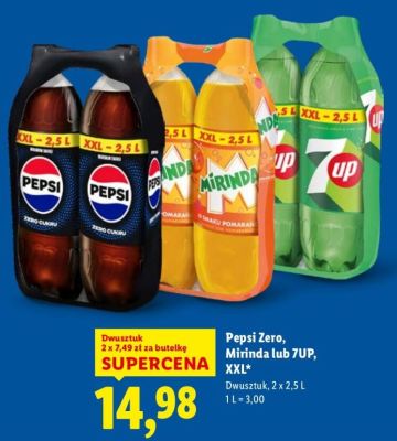 Napój 7up XXL 2 x 2,5l promocja w Lidl