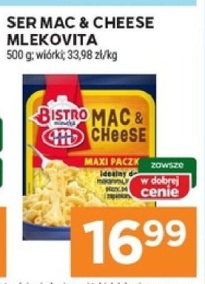 Ser Mac & Cheese Mlekovita promocja w Stokrotka