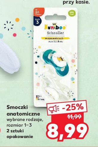 Smoczki anatomiczne rozm. 2 Kuniboo promocja