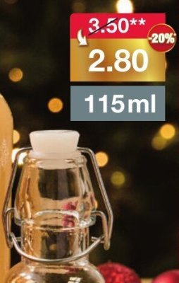 Butelka z zamknięciem 115ml promocja w Woolworth