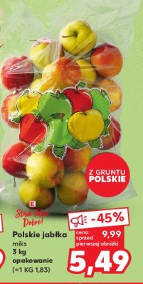 Jabłka K-classic stąd takie dobre! promocja