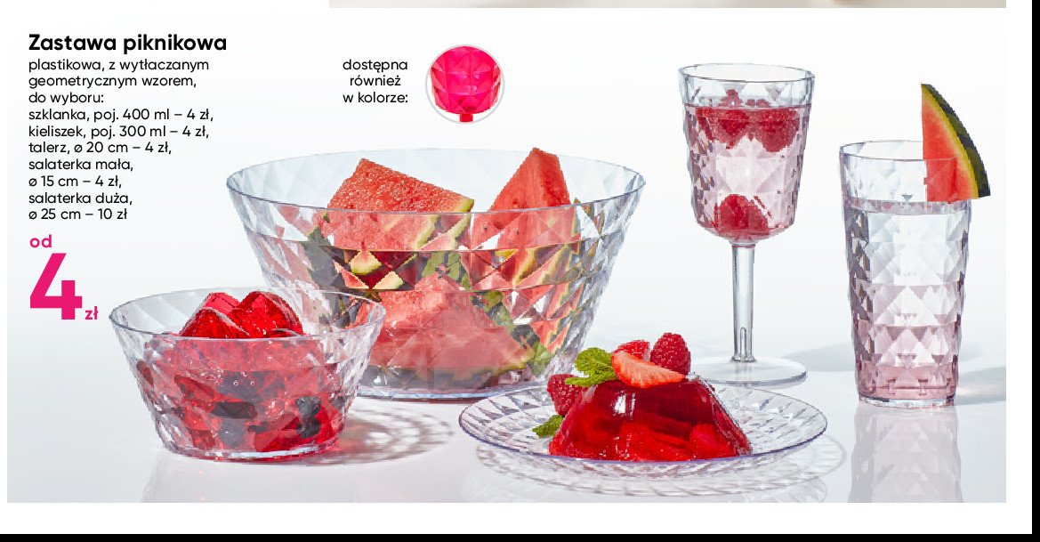 Talerz plastikowy 20 cm promocja